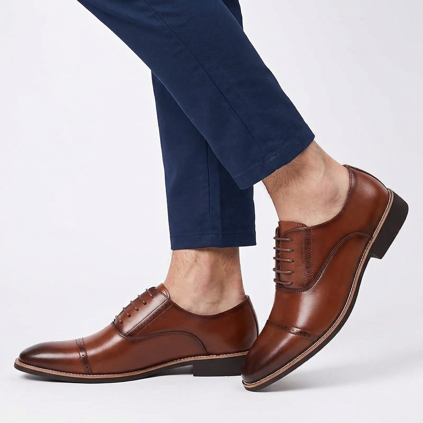 Men’s Lace Up Dress Shoes – Pointed Toe Formal Style Position 4