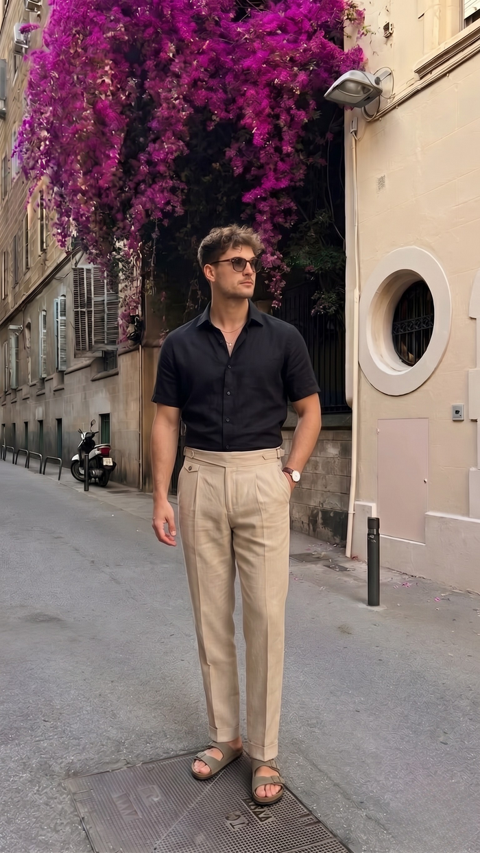 Dante™ | Cropped Suit Trousers Mid Waist Tailored Fit